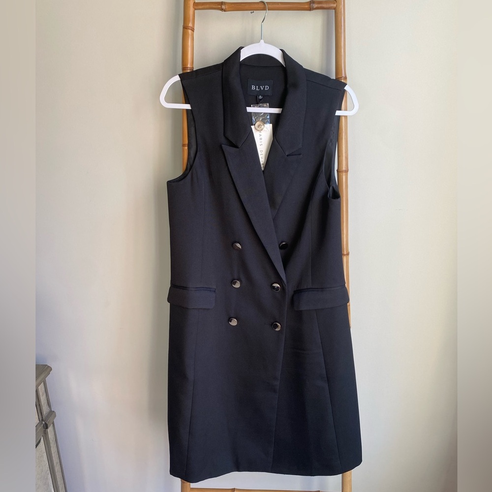 BLVD Black Suit Dress M